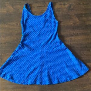 Juniors blue dress